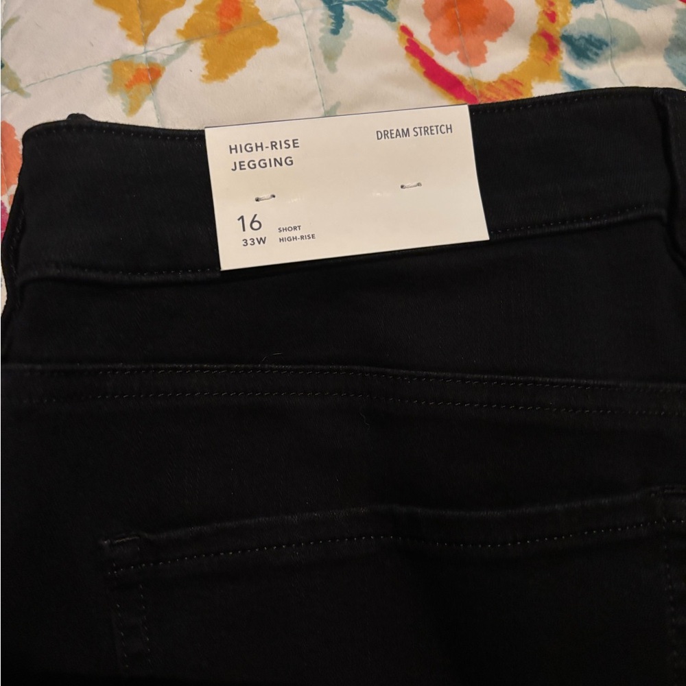 High-Rise Black Jegging